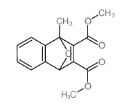 1,4-Epoxynaphthalene-2,3-dicarboxylic acid, 1,4-dihydro-1-methyl-, dimethyl ester结构式