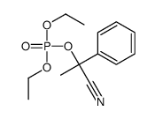 (1-cyano-1-phenylethyl) diethyl phosphate结构式