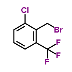 2-(溴甲基)-1-氯-3-(三氟甲基)苯结构式