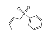 (Z)-(but-2-en-1-ylsulfonyl)benzene结构式