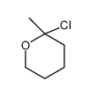 2-chloro-2-methyloxane Structure