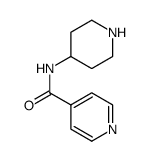 4-Pyridinecarboxamide, N-4-piperidinyl Structure