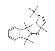 2-(1'-t-butoxymethyl-1'-methylprop-2'-enoxy)-1,1,3,3-tetramethylisoindoline结构式