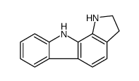 1,2,3,10-tetrahydropyrrolo[2,3-a]carbazole结构式