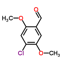 4-氯-2,5-二甲氧基苯甲醛结构式