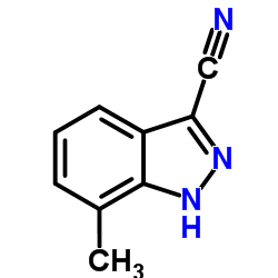 3-氰基-7-甲基-1H-吲唑结构式
