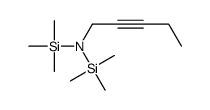 N,N-bis(trimethylsilyl)pent-2-yn-1-amine结构式