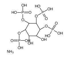 D-肌醇1,2,5,6-四磷酸铵盐结构式