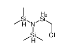 [bis(dimethylsilyl)amino]silyl-chloromethane结构式