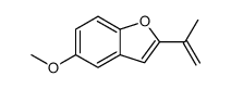 5-methoxy-2-prop-1-en-2-yl-1-benzofuran Structure