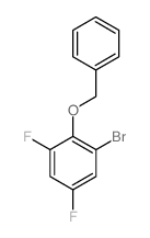2-(Benzyloxy)-1-bromo-3,5-difluorobenzene Structure