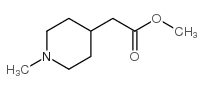 2-(1-甲基哌啶-4-基)乙酸甲酯结构式