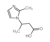 3-(2-甲基-1H-咪唑-1-基)丁酸结构式