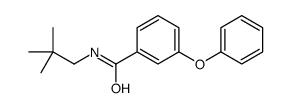 N-(2,2-dimethylpropyl)-3-phenoxybenzamide Structure