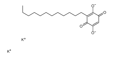 dipotassium,2-dodecyl-3,6-dioxocyclohexa-1,4-diene-1,4-diolate Structure