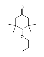 1-n-propoxy-2,2,6,6-tetramethylpiperidin-4-one Structure