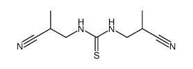 N,N'-bis-(2-cyano-propyl)-thiourea Structure