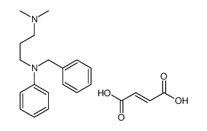 N'-benzyl-N,N-dimethyl-N'-phenylpropane-1,3-diamine,(E)-but-2-enedioic acid Structure