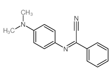 2-(4-dimethylaminophenyl)imino-2-phenyl-acetonitrile Structure