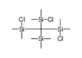 trimethyl-[tris[chloro(dimethyl)silyl]methyl]silane结构式