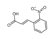反式-2-硝基肉桂酸结构式