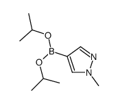 diisopropyl (1-methyl-1H-pyrazol-4-yl)boronate Structure