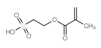 2-甲基-2-丙烯酸-2-磺乙酯结构式