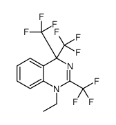 1-ethyl-2,4,4-tris(trifluoromethyl)quinazoline Structure
