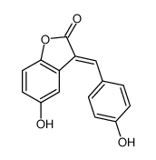 5-hydroxy-3-[(4-hydroxyphenyl)methylidene]-1-benzofuran-2-one结构式