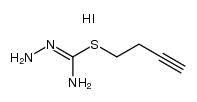 S-3-butynylisothiosemicarbazide hydrogen iodide结构式