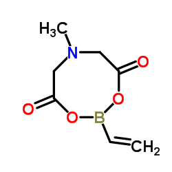 乙烯基硼酸甲基亚氨基二乙酸酯结构式