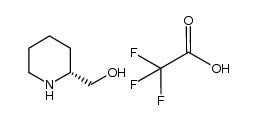 2-hydroxymethylpiperidinium trifluoroacetate Structure