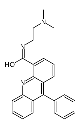 N-[2-(dimethylamino)ethyl]-9-phenylacridine-4-carboxamide结构式