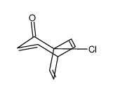 Bicyclo[3.2.2]nona-3,6,8-trien-2-one,1-chloro-结构式
