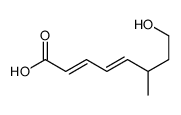 8-hydroxy-6-methylocta-2,4-dienoic acid Structure