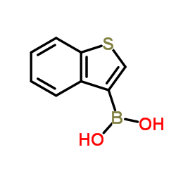 苯并[b]噻吩-3-基硼酸结构式