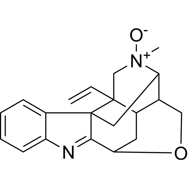 钩吻碱子 N-氧化物结构式