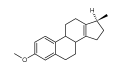 17β-Methyl-3-methoxy-18-nor-oestra-1,3,5(10),13(14)-tetraen结构式