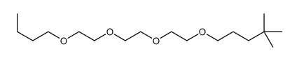 1-[2-[2-(2-butoxyethoxy)ethoxy]ethoxy]-4,4-dimethylpentane Structure