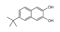 6-tert-butylnaphthalene-2,3-diol Structure