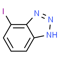 4-碘基-1H-苯并[D][1,2,3]三唑结构式