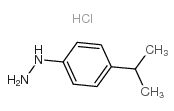 4-异丙基苯基肼盐酸盐结构式