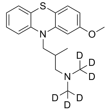 (±)-Methotrimeprazine(D6)结构式