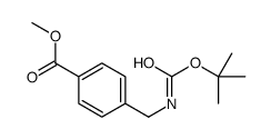 4-(Boc-氨甲基)苯甲酸甲酯结构式