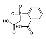 2-[(carboxymethyl)sulphonyl]benzoic acid结构式