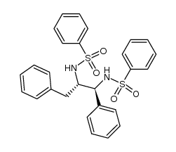 threo-N,N'-(1-benzyl-2-phenyl-1,2-ethanediyl)bis(benzenesulfonamide)结构式