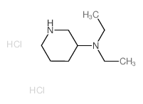 N,N-Diethyl-3-piperidinamine dihydrochloride结构式