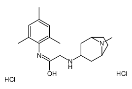 2-[(8-methyl-8-azabicyclo[3.2.1]octan-3-yl)amino]-N-(2,4,6-trimethylphenyl)acetamide,dihydrochloride结构式