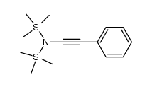 (phenylethynyl)bis(trimethylsilyl)amine结构式