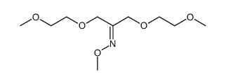 2,5,9,12-Tetraoxa-7-tridecanone O-methyloxime Structure